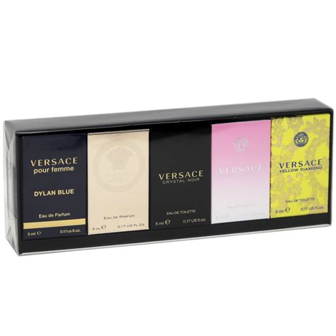 versace mini gift set women|versace 5 piece mini set.